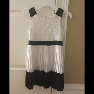 Girls Black and White dress